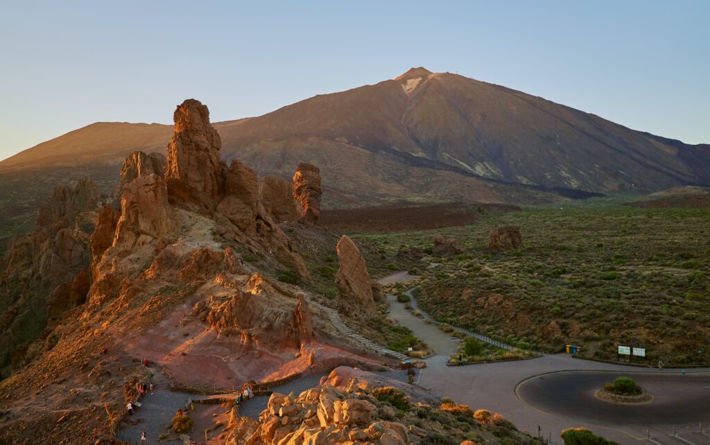 Blick auf Teide Vulkan