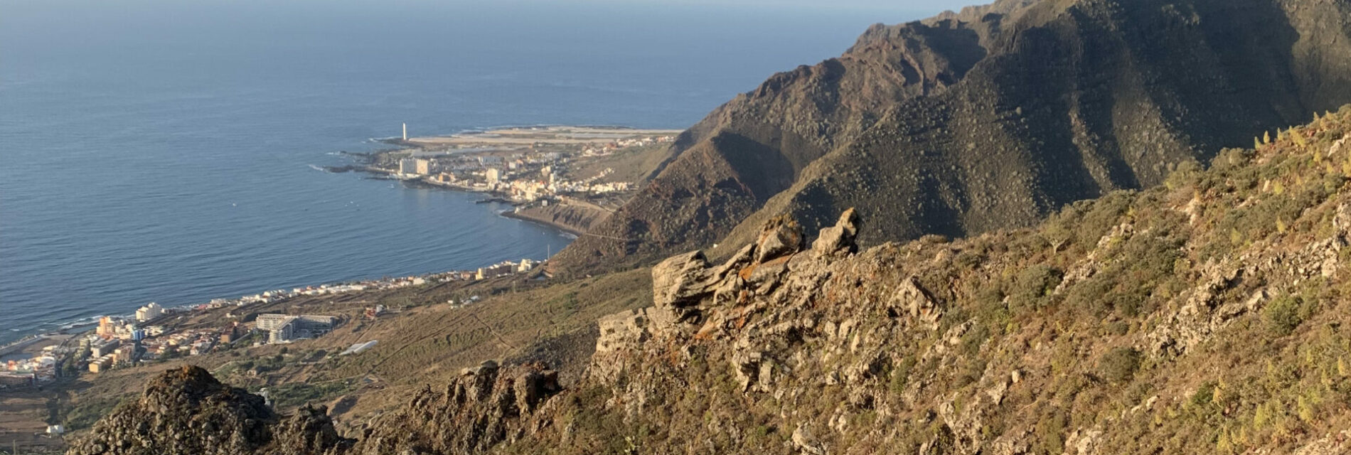 Aussicht auf Bajamar und das Anaga Gebirge