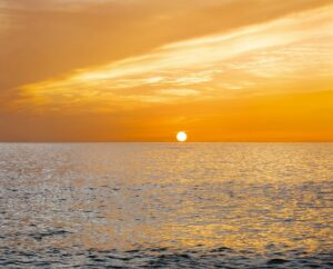 Sonnenuntergang am Meer