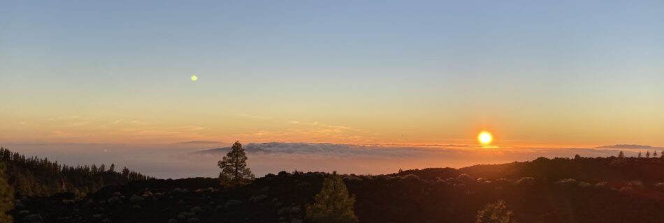 Sonnenuntergang auf dem Teide
